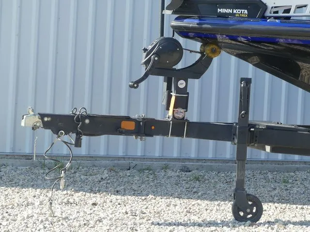 Slide: The Image of Trailer of a 2022 Nitro Z21 Pro boat on gravel. - 10