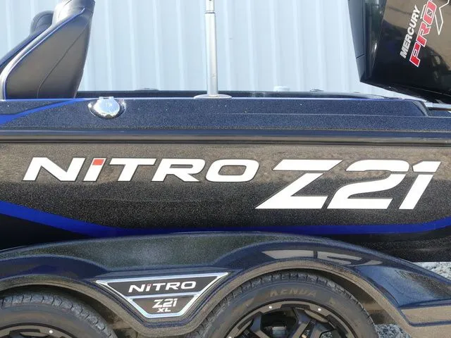 Slide: The Image of 2022 Nitro Z21 Pro boat with Mercury Pro engine. - 14