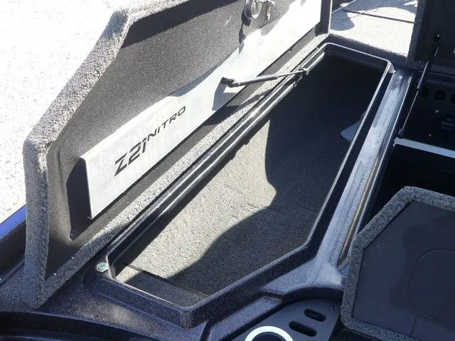 Slide: The Image of Interior of 2022 Nitro Z21 Pro boat with storage compartment. - 37