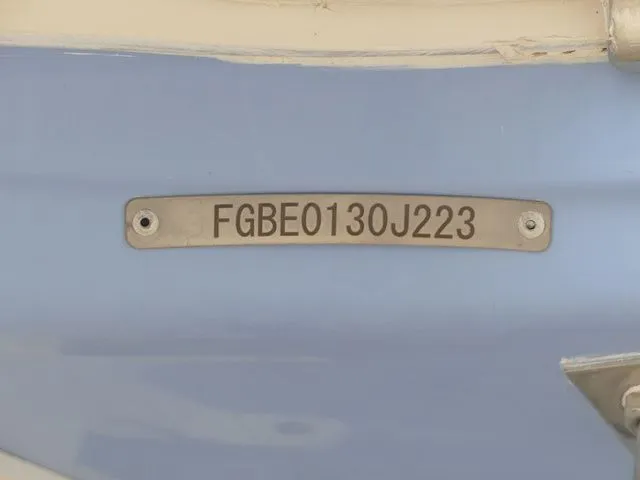 Slide: The Image of Serial number on Chaparral 21 Surf boat, year 2023. - 17