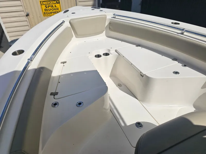 Slide: The Image of Interior view of 2024 Key West 239 FS boat deck. - 27