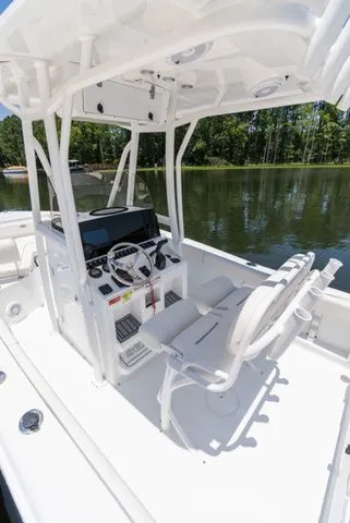 Slide: The Image of Interior view of Sea Hunt Ultra 219 boat, model year 2026. - 3
