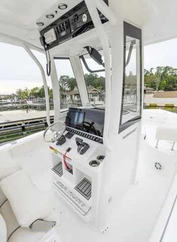 Slide: The Image of Interior view of Sea Hunt Ultra 245 SE boat, 2026 model. - 3