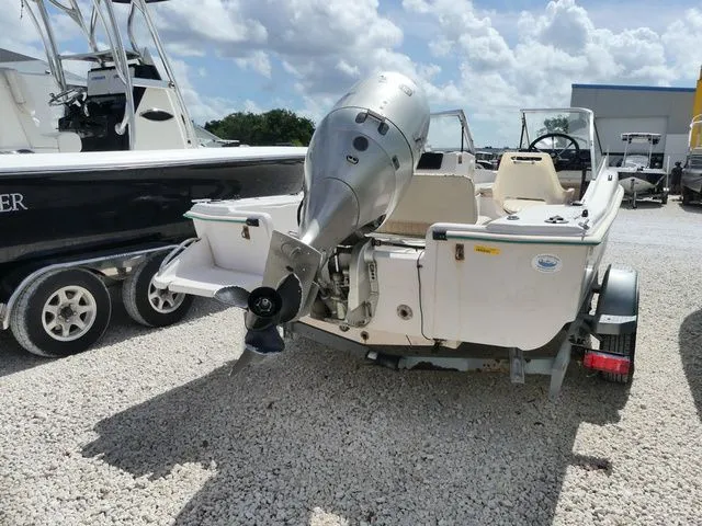 Slide: The Image of 1998 Scout 172 Dorado boat on trailer, exterior view. - 4