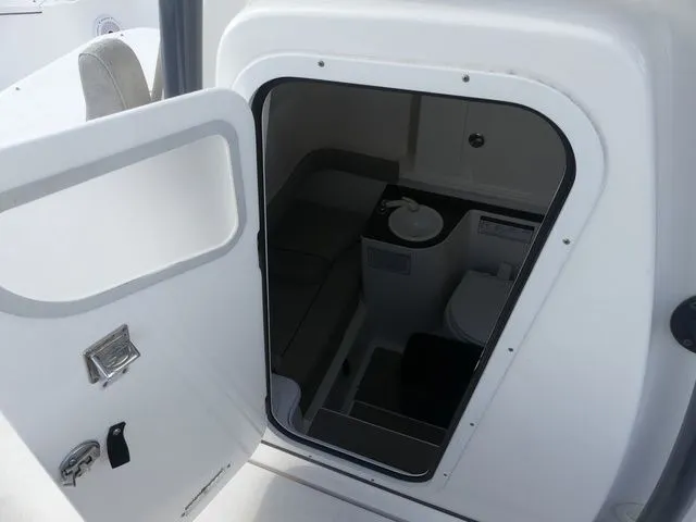 Slide: The Image of Interior of 2021 Sea Fox 328 Commander with toilet. - 21