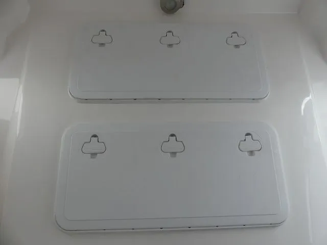 Slide: The Image of Storage compartment lids on Sea Fox 328 Commander 2021 boat. - 25