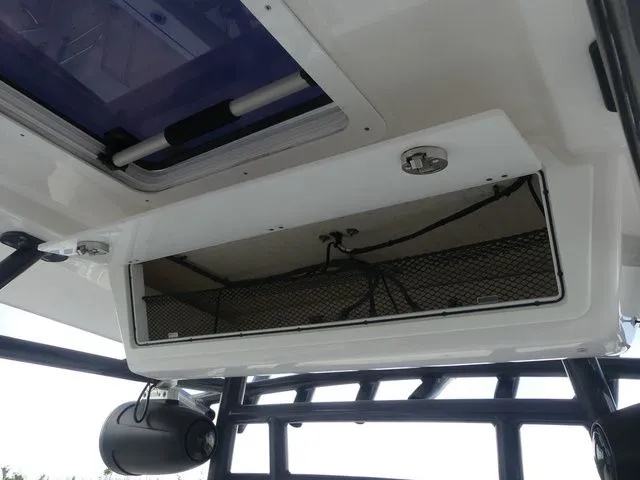 Slide: The Image of Storage compartment in Sea Fox 328 Commander boat, 2021 model. - 43