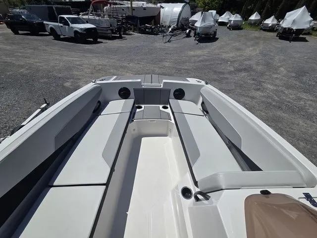 Slide: The Image of Interior view of Starcraft 2025 SV 16 OB boat model. - 13