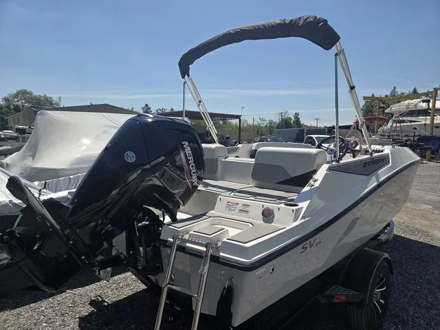 Slide: The Image of Starcraft 2025 SV 16 OB boat with 90Hp engine and trailer. - 7