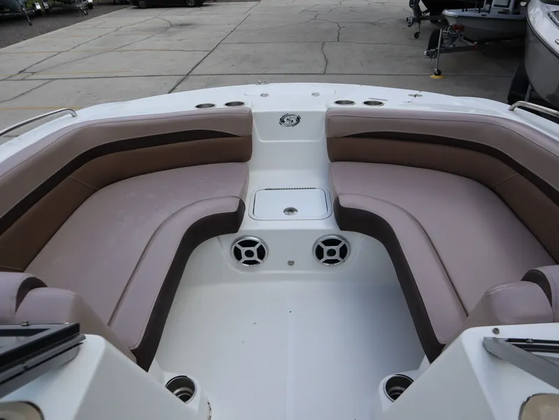 Slide: The Image of Interior of 2018 HURRICANE BOATS SunDeck SD 191 OB with seating area. - 17