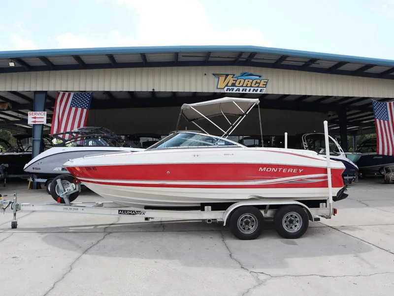 The Image of 2001 Monterey 200LS boat on trailer at VForce Marine. - 1