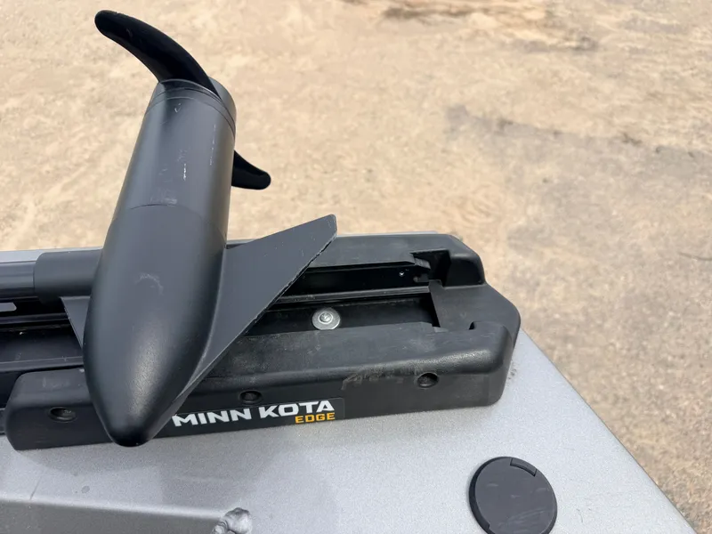 Slide: The Image of Minn Kota Edge trolling motor on Crestliner 1700 Ridge boat. - 15