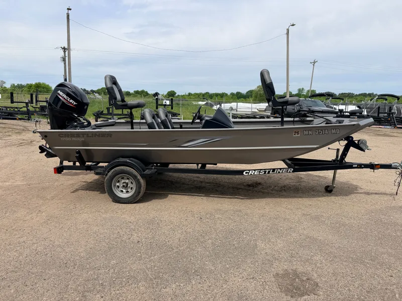 Slide: The Image of Crestliner 1700 Ridge & 60HP Mercury 4Stroke - $15,995 2021 - 50