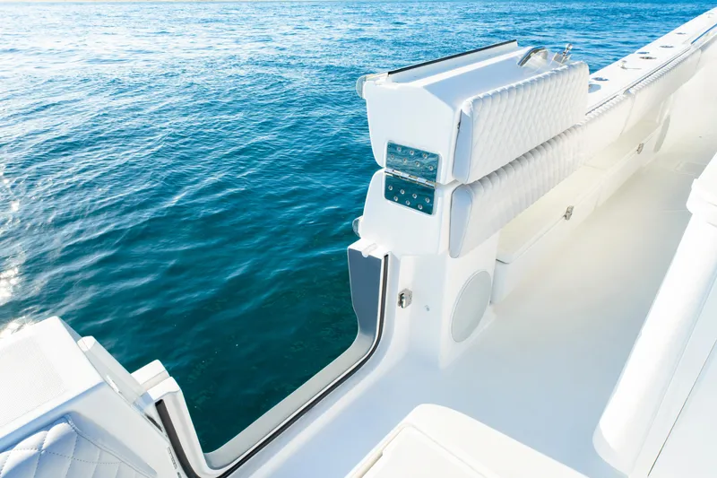 Slide: The Image of Luxury deck of 2027 HCB 56 Suenos yacht with ocean view. - 55