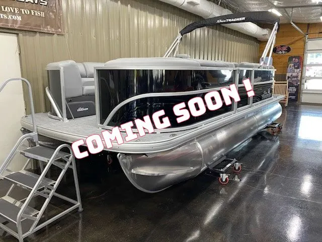 Slide: The Image of Sun Tracker Party Barge 20 DLX 2026, coming soon. - 12