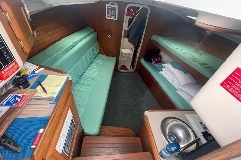 Slide: The Image of 1996 LUHRS 290 TOURNAMENT OPEN CABIN OVERVIEW LOOKING FORWARD - 4
