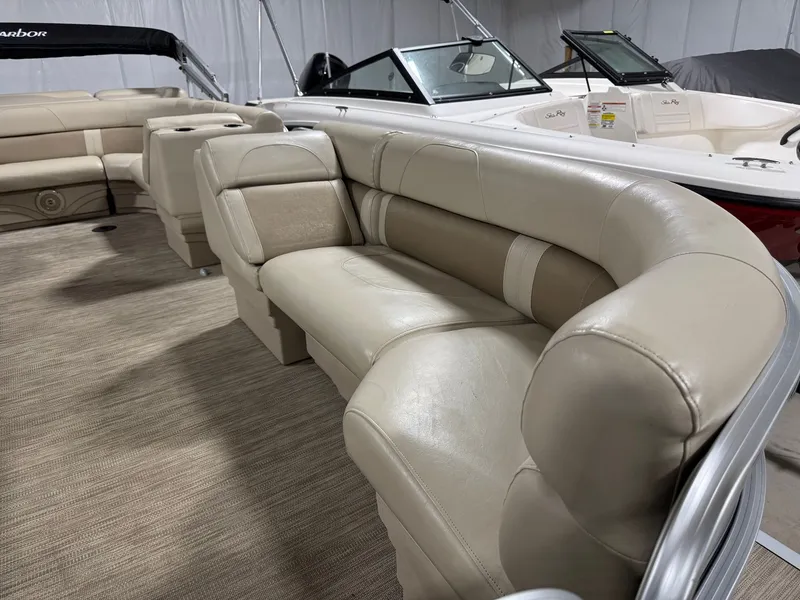 Slide: The Image of Interior of a 2019 Misty Harbor A2285CR Adventure pontoon boat. - 18