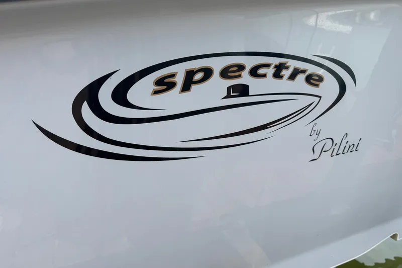 Slide: The Image of Spectre 34 boat logo by Pilini, 2007 model design. - 11