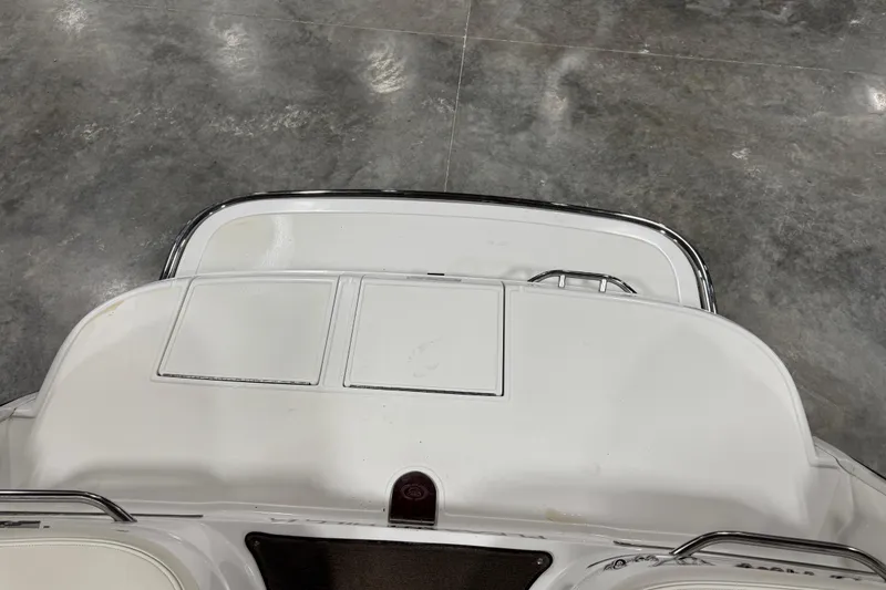 Slide: The Image of Rear view of a 2007 Cobalt 282 boat, showcasing the swim platform and deck details. - 6