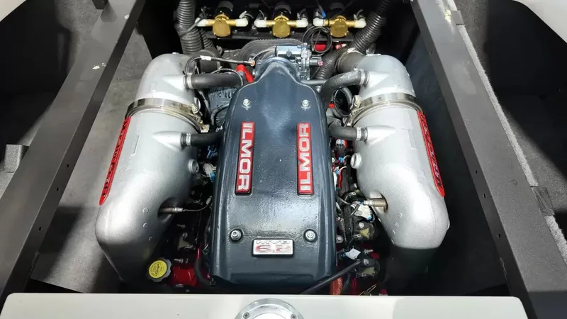 Slide: The Image of Ilmor engine in a 2012 MasterCraft X-45 boat. - 42