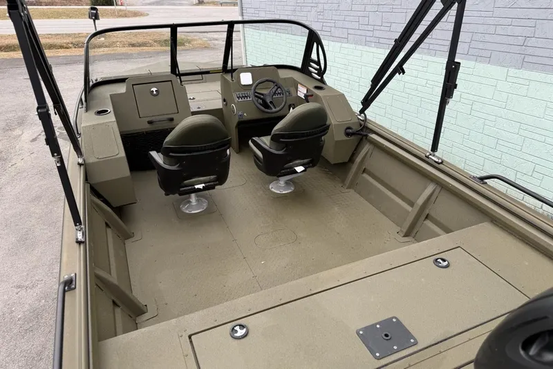 Slide: The Image of Interior of SeaArk Protege 200 boat, model year 2026. - 6