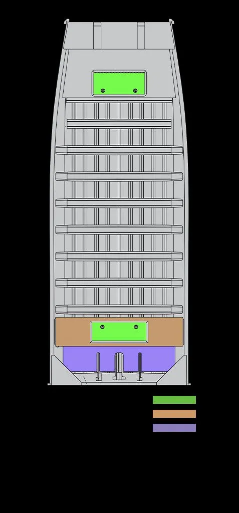 Slide: The Image of Diagram of the 2025 SeaArk 2472 Workhorse boat model. - 9