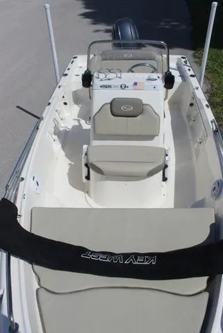 Slide: The Image of 2024 Key West 1720 Center Console boat, top view. - 13
