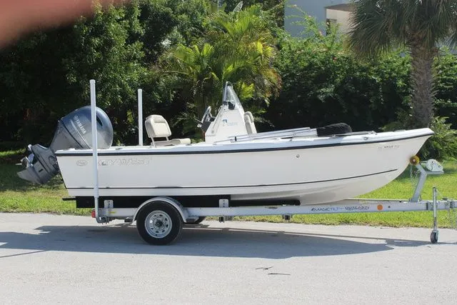 Slide: The Image of 2024 Key West 1720 Center Console boat on trailer. - 4