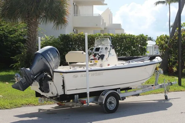Slide: The Image of 2024 Key West 1720 Center Console boat on trailer - 5