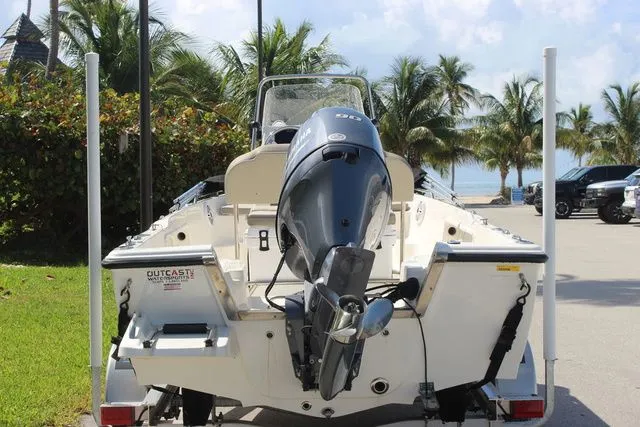 Slide: The Image of 2024 Key West 1720 Center Console boat with outboard motor. - 7