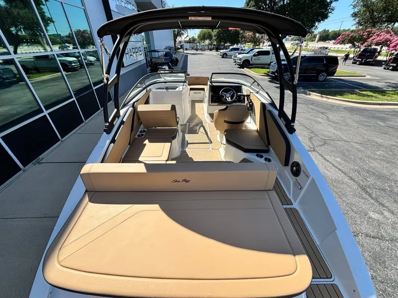 Slide: The Image of Interior view of Sea Ray SPX 210 boat, model year 2026. - 33