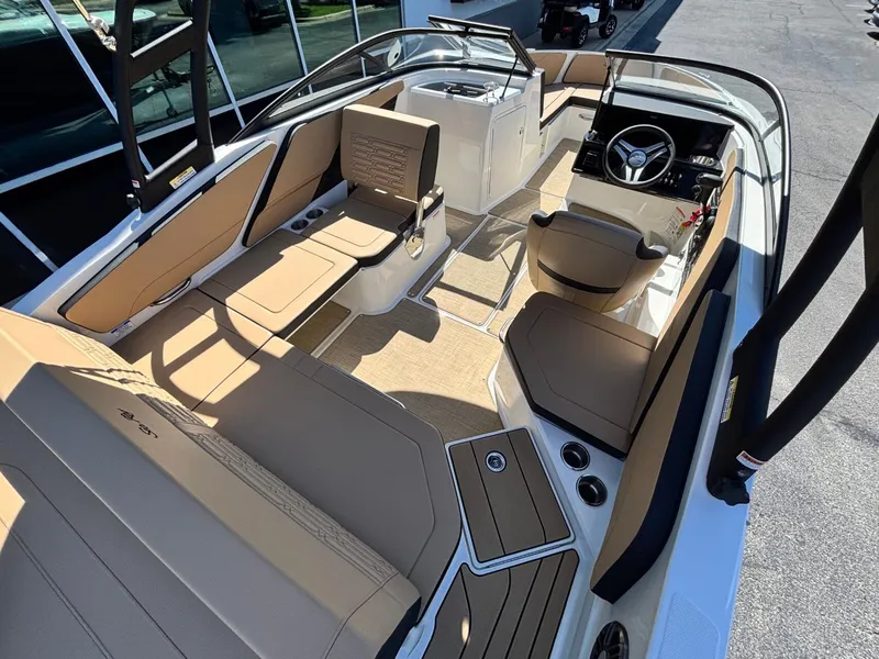 Slide: The Image of Interior view of 2026 Sea Ray SPX 210 boat. - 34