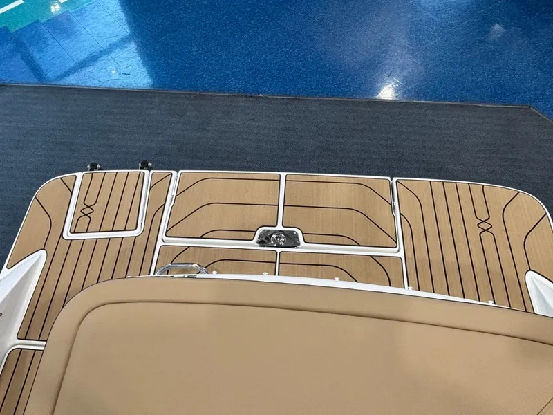 Slide: The Image of Rear view of Sea Ray SPX 210 boat deck, year 2026. - 36