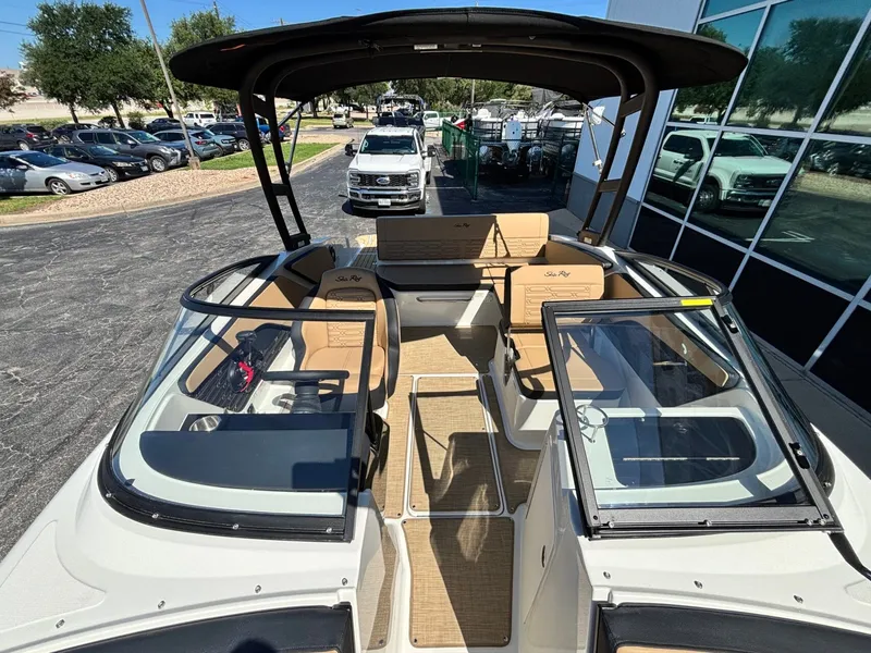 Slide: The Image of Interior view of 2026 Sea Ray SPX 210 boat. - 39