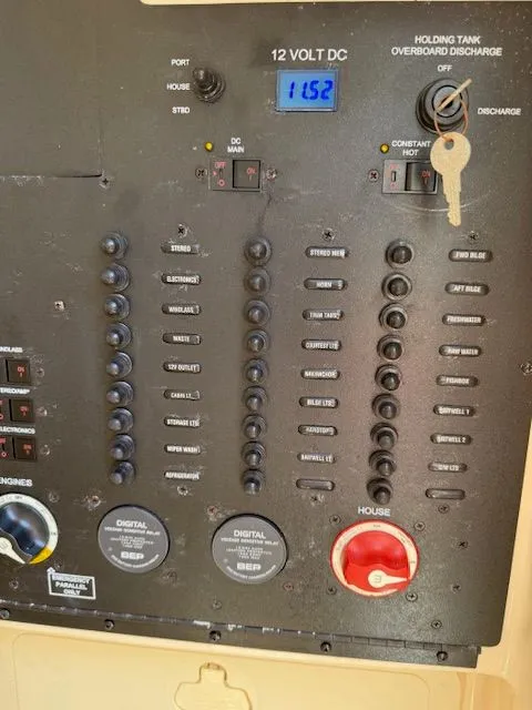 Slide: The Image of Control panel of 2017 Scout 275 LXF boat. - 16