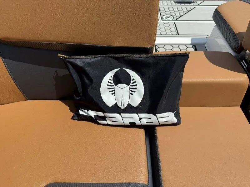 Slide: The Image of Scarab 255 ID Wake Ed 2018 seat with logo pouch. - 46