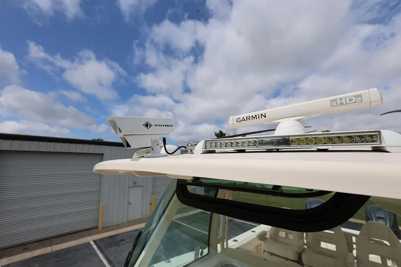 Slide: The Image of 2020 Grady-White Canyon 336 boat with Garmin xHD2 radar and Nitetrek equipment. - 24