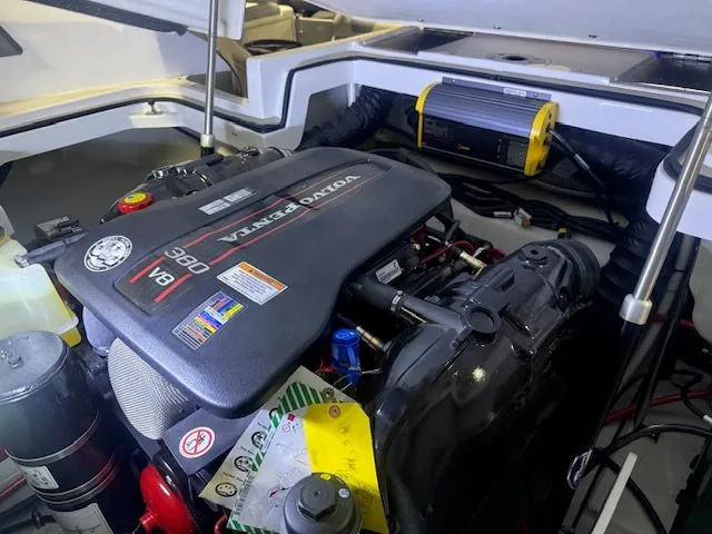 Slide: The Image of Volvo Penta V8 engine in 2017 Cobalt R7 boat. - 14