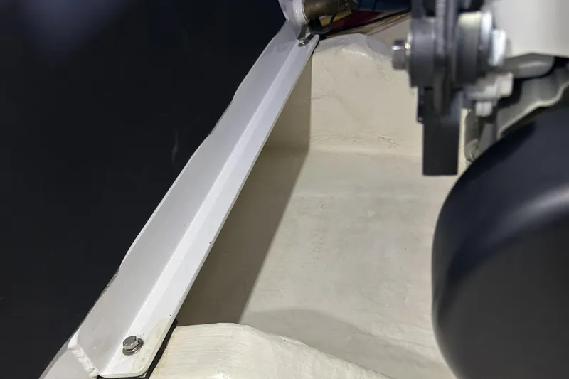 Slide: The Image of Engine compartment detail of a 2016 Sabre 42 Salon Express boat. - 16