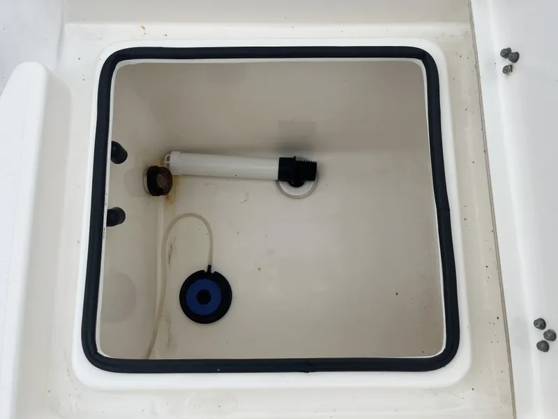 Slide: The Image of Interior view of a 2022 Pathfinder 2400 boat compartment. - 21