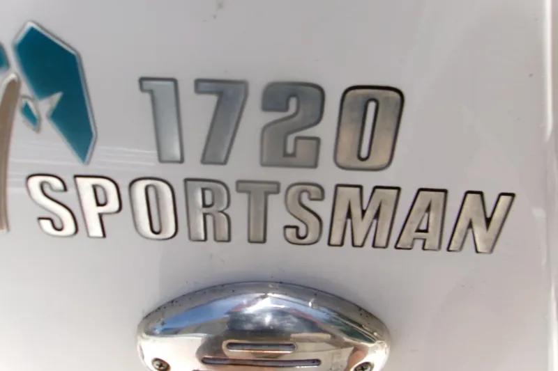 Slide: The Image of Key West 1720 Sportsman logo on 2022 Center Console boat. - 10