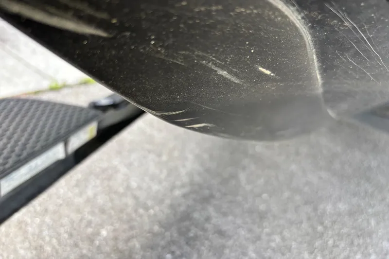 Slide: The Image of Close-up of a 2019 Ranger Z520L boat detail. - 4