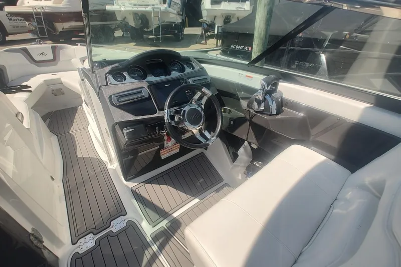 Slide: The Image of Interior of a 2017 Monterey 298SS Super Sport boat. - 14