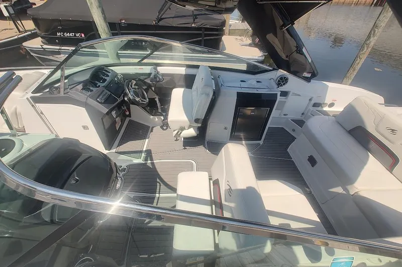 Slide: The Image of Interior of a 2017 Monterey 298SS Super Sport boat. - 19