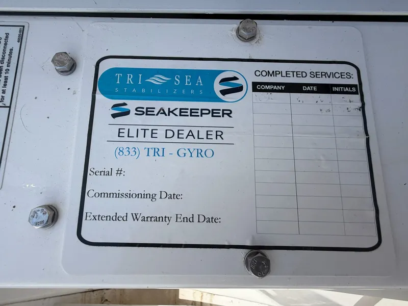 Slide: The Image of Seakeeper Elite Dealer sign on Everglades 335 Center Console 2024. - 39