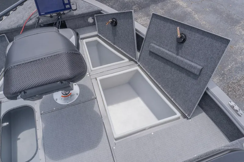 Slide: The Image of Interior view of G3 Angler V21 F boat, 2026 model. - 13