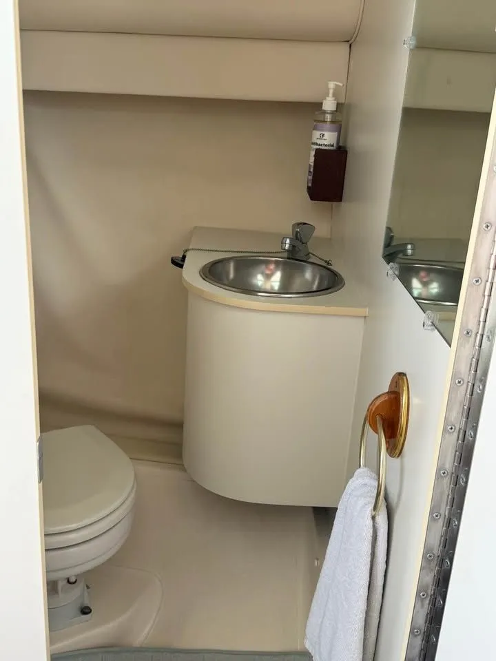 Slide: The Image of Interior view of Tiara Yachts 2900 Coronet 1999 bathroom. - 2