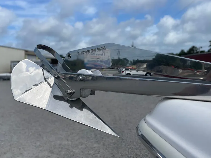Slide: The Image of Close-up of a Lewmar anchor on a Key West 239 FS boat. - 34