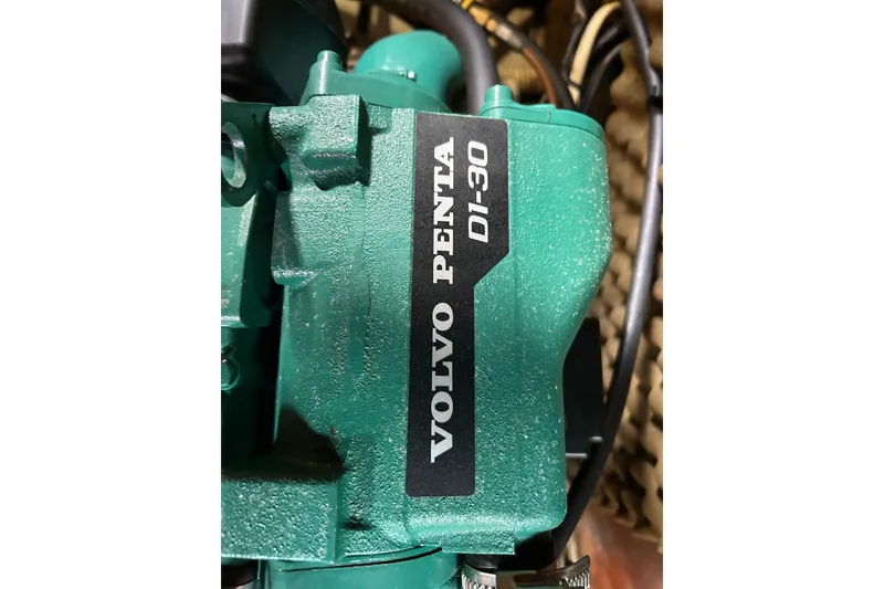 Slide: The Image of Volvo Penta D1-30 engine in a 1992 Beneteau First 35s5 sailboat. - 26
