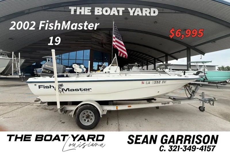 The Image of 2002 Fishmaster 19 boat for sale at The Boat Yard, priced at $6,995. - 1
